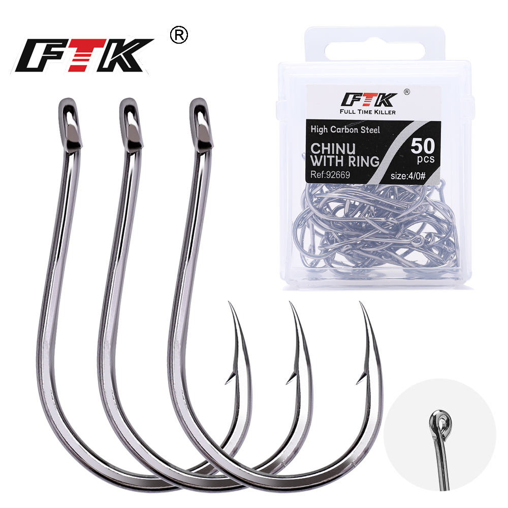 FTK CHINU Fishhook with Ring B - Fishing Hook Offset 评论和价格
