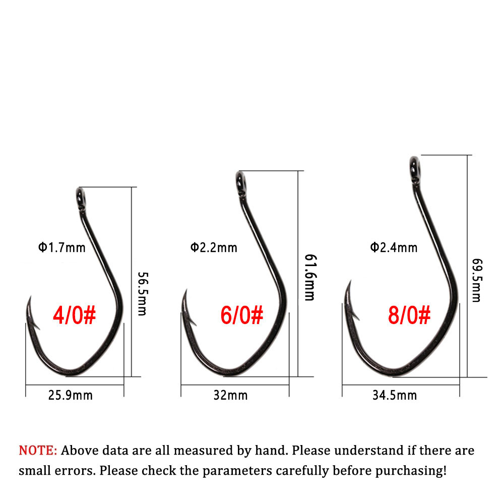 Wifreo 20pcs V Shape Catfish H - Fishing Hook Offset 评论和价格